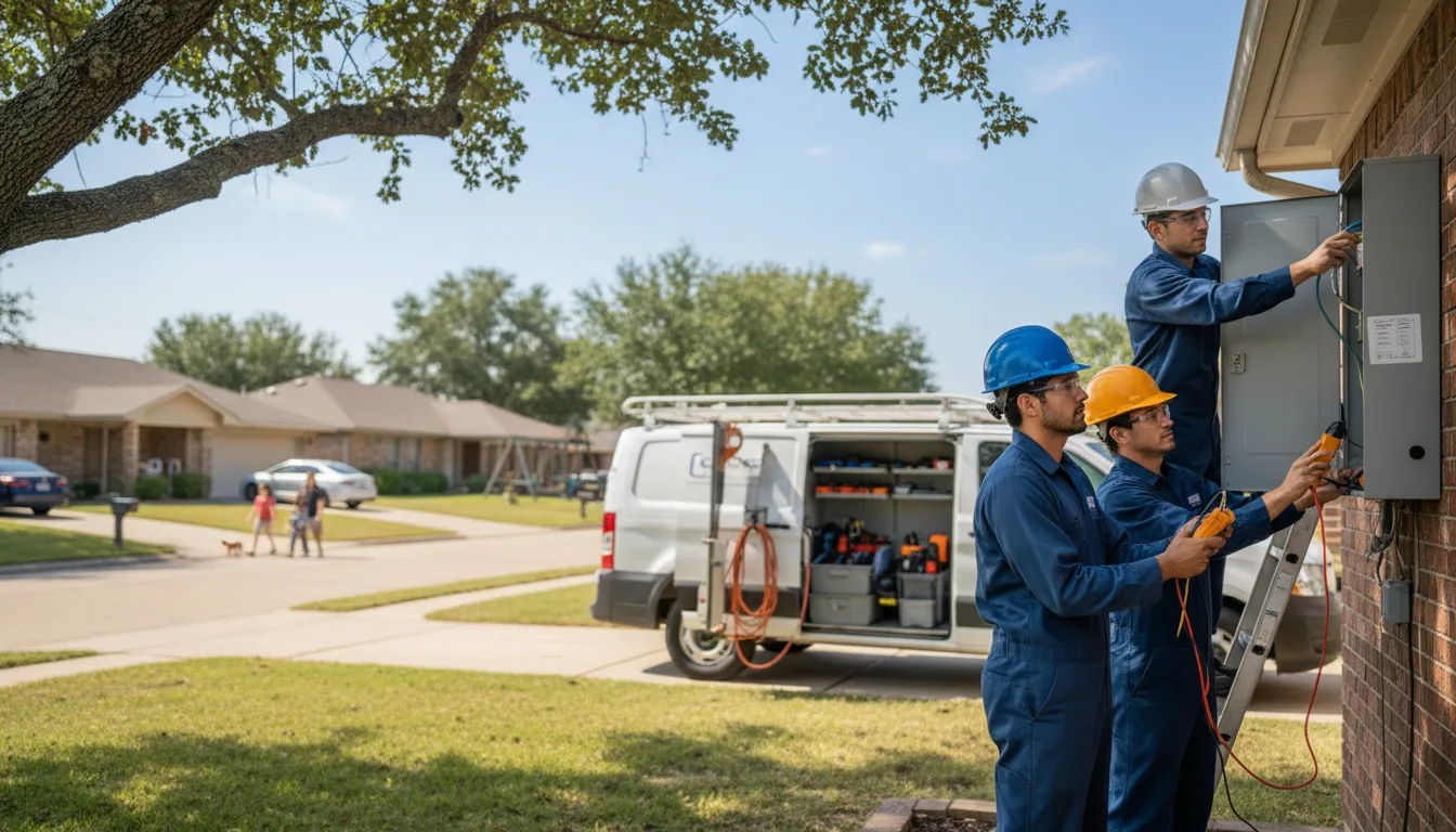 Certified electrician providing emergency electrical services in Gloverville, SC
